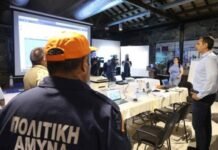 Σε Φοινί και Καλοπαναγιώτη συνεχίστηκαν οι προληπτικές ασκήσεις εκκένωσης – Τέλος του μήνα οι επιθεωρήσεις προς κοινότητες για καθαρισμούς